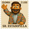 Logo Sr. Estampilla