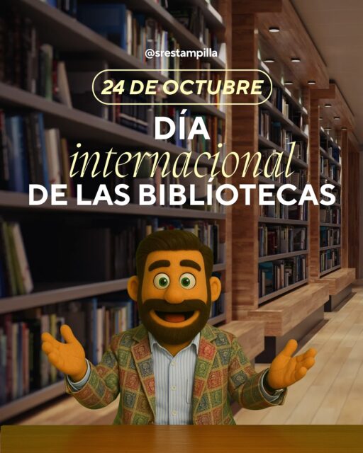 📚✨ Hoy celebramos el Día Internacional de las Bibliotecas, esos lugares mágicos donde cada página guarda un pedacito de humanidad.
Las bibliotecas son más que libros: son memoria, inspiración y refugio para el pensamiento.
Y sí… también tienen su lugar en la filatelia 📮💫
¿Tienes una biblioteca favorita? Cuéntame en los comentarios 👇
#DíaDeLasBibliotecas #Filatelia #SrEstampilla #Cultura #CorreoQueUne