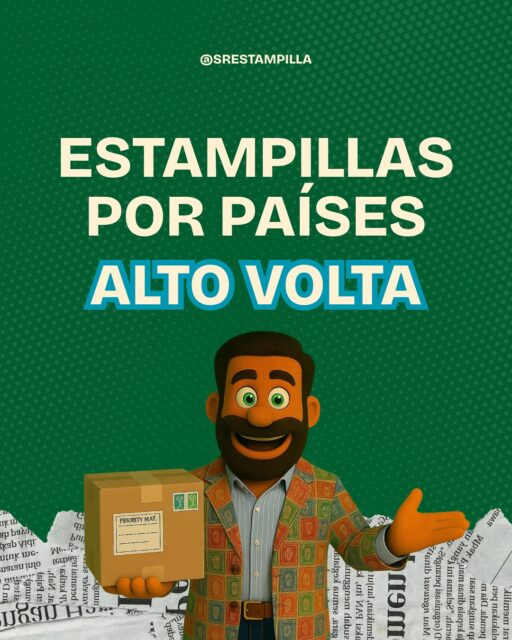 Estampillas por países: Alto Volta 🇧🇫
Antes de ser Burkina Faso, este país africano ya contaba su historia en miniatura.
Sus estampillas mezclan arte, independencia y color, con emisiones que hoy son verdaderas joyas filatélicas.
#SrEstampilla #Filatelia #AltoVolta #BurkinaFaso #HistoriaPostal #Coleccionismo