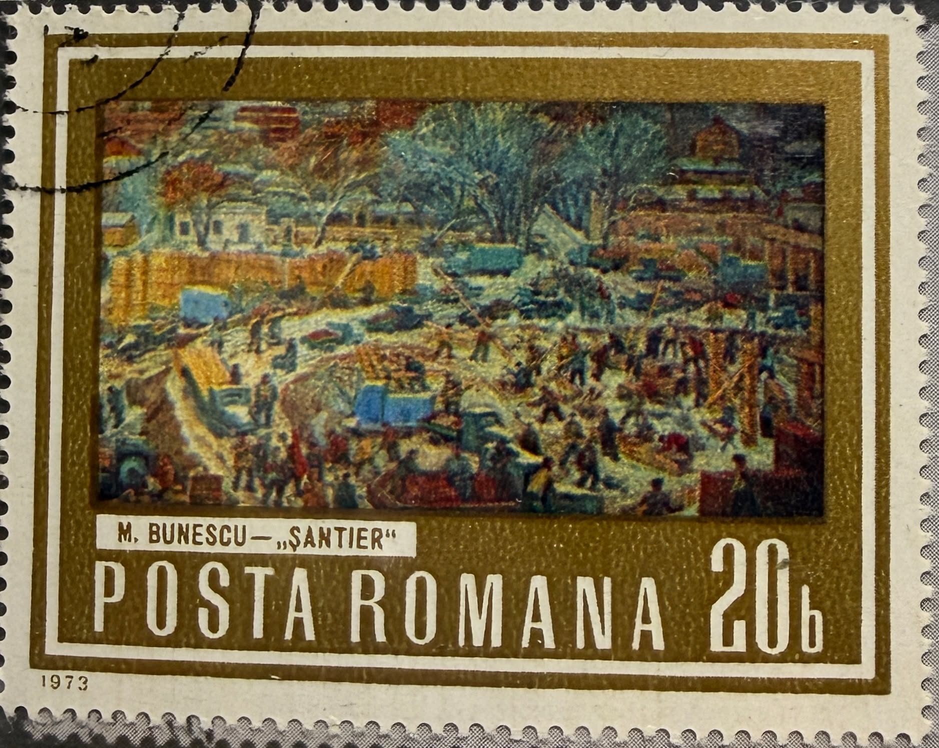 🏗️ El pulso de la ciudad

Rumania, 1973.
En “Șantier” de M. Bunescu, la ciudad no descansa: se construye a sí misma entre andamios, cuerpos en movimiento y polvo suspendido. No hay silencio, hay trabajo, hay ritmo, hay futuro en proceso.

Una estampilla que captura el instante caótico donde todo parece incompleto…
pero absolutamente vivo. 📮✨

#rumania #Estampillas #filatelia #historiapostal #ciudad