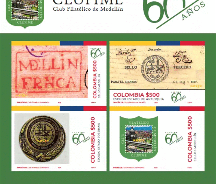 Club Filatélico de Medellín (CLUFIME), 60 años