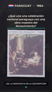 ¿Qué une una celebración nacional paraguaya con una obra maestra del Renacimiento?

En la penumbra cálida de un establo, la luz se concentra en un recién nacido y transforma una escena sencilla en una imagen universal de esperanza. Esa atmósfera procede de una obra atribuida a Correggio, uno de los grandes pintores del Renacimiento italiano, cuya sensibilidad lumínica dejó una huella duradera en la historia del arte europeo.

El texto de la emisión sitúa la conmemoración en Paraguay: el centenario de la Epopeya Nacional, correspondiente al periodo de 1864 a 1870. Más que convertir el sello en una simple reproducción artística, la emisión enlaza la memoria histórica del país con un motivo religioso y cultural reconocido internacionalmente.

Correggio, cuyo nombre era Antonio Allegri, vivió entre 1489 y 1534 y fue especialmente valorado por sus composiciones dinámicas y sus efectos de luz. Un detalle curioso es que esta pintura renacentista viajó desde el arte italiano hasta una emisión postal paraguaya del siglo XX, demostrando cómo una estampilla puede reunir, en pocos centímetros, varias capas de memoria cultural.

#Filatelia #Paraguay #EpopeyaNacional #Correggio #Renacimiento #HistoriaPostal #ArteReligioso #StampCollecting