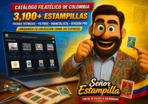 catálogo estampillas colombia