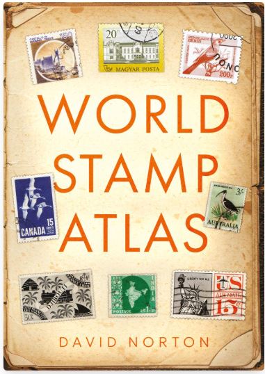Portada del libro World Stamp Atlas 2026 de David Norton editorial Troubador Publishing