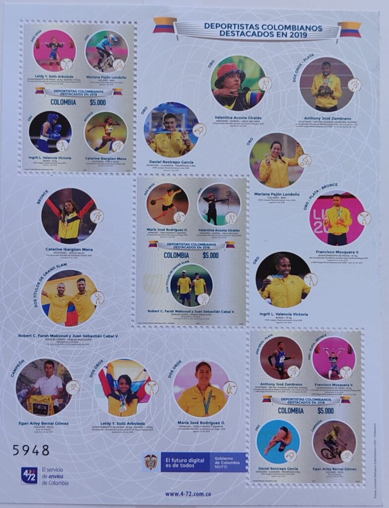 deportistas colombia