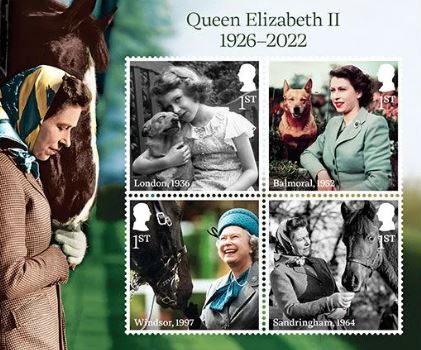 estampillas centenario nacimiento de la reina isabel II