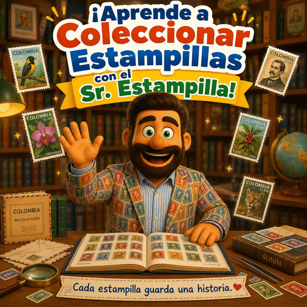 aprende a coleccionar estampillas