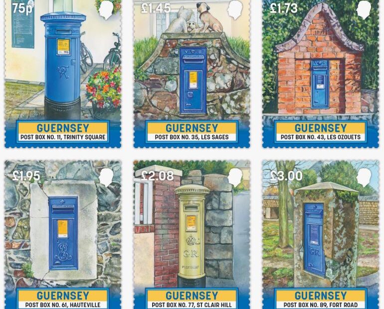 Buzones de correo. Nueva serie de Guernsey