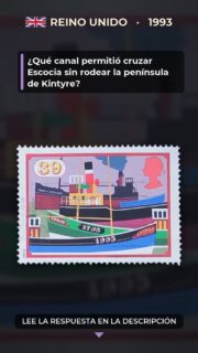 ¿Qué canal permitió cruzar Escocia sin rodear la península de Kintyre?

¿Por qué una vía de agua de apenas unos kilómetros transformó la navegación de la costa occidental escocesa? El canal de Crinan, inaugurado en 1801, creó una ruta interior entre Ardrishaig y Crinan, evitando a las embarcaciones pequeñas la peligrosa navegación alrededor de la península de Kintyre.

La fecha de 1793 recuerda la autorización inicial del proyecto, una obra de ingeniería concebida para fortalecer las comunicaciones marítimas entre las comunidades de Argyll y las islas cercanas. Sus esclusas y puentes permitieron el paso de pequeños cargueros, pesqueros y los característicos barcos de vapor conocidos como puffers.

Más que una infraestructura, el canal forma parte de la identidad marítima de Escocia: conectó paisajes, oficios y poblaciones durante generaciones. Su historia sigue siendo relevante hoy porque muestra cómo una obra concebida para resolver un desafío práctico puede convertirse en patrimonio cultural y memoria viva de una región.

#Filatelia #ReinoUnido #CanalDeCrinan #Escocia #HistoriaMaritima #PatrimonioIndustrial #PostalHistory #StampCollecting