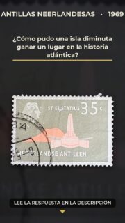 ¿Cómo pudo una isla diminuta ganar un lugar en la historia atlántica?

Con apenas 21 kilómetros cuadrados, San Eustaquio —Statia— ocupa un espacio pequeño, pero su historia desborda sus límites. Situada en el Caribe oriental, la isla fue durante siglos un punto de intercambio entre Europa, África y América, hasta recibir el apodo de «Roca Dorada» por la intensidad de su actividad comercial.

En 1776, San Eustaquio protagonizó un episodio de gran valor simbólico: desde Fort Oranje se realizó un saludo a un barco que enarbolaba la nueva bandera estadounidense. Aquel gesto convirtió a la isla en un escenario temprano de reconocimiento internacional y todavía forma parte de su memoria cultural.

El sello pertenece a una emisión definitiva de las Antillas Neerlandesas, destinada al uso postal cotidiano y no a conmemorar un aniversario concreto. Su referencia a San Eustaquio vincula la comunicación diaria con la identidad de una isla cuya historia sigue siendo relevante hoy: demuestra que los territorios pequeños también pueden ocupar un lugar decisivo en la memoria del mundo atlántico.

#Filatelia #AntillasNeerlandesas #SanEustaquio #Caribe #HistoriaPostal #HistoriaDelCaribe #StEustatius #Philately
