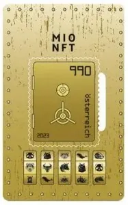 Criptosello Safe en color dorado