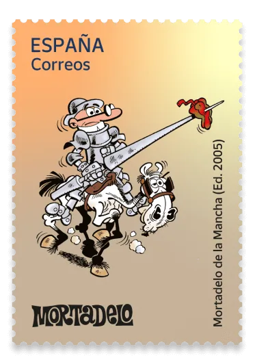 Gemelo digital de Mortadelo: Mortadelo de la Mancha